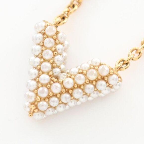 Pre Loved louis vuitton Women metallic | gold Necklaces - Picture 1 of 6